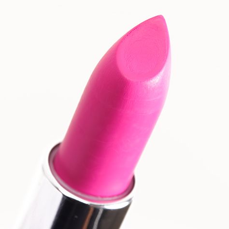 Maybelline Electric Pink is a very cool-toned, light fuchsia with a satin finish. It is a permanent lipstick that retails for $7.99 and contains 0.15 oz. Mac Candy Yum Yum, Permanent Lipstick, Maybelline Color Sensational, Melt Cosmetics, Bite Beauty, Matte Lip Color, How To Line Lips, Matte Lip, Surfer Girl