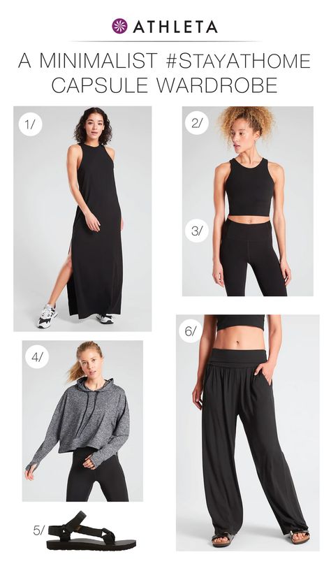 ATHLETA FAVES: MINI CAPSULE WARDROBES FOR THAT #STAYATHOME LIFE | A work from home + working out outfit, a minimalist #StayAtHome capsule wardrobe & updated prints that double as neutrals? Athleta has the goods. | #TheMomEditStyle #Athleta #MiniCapsuleWardrobes #WorkFromHomeOutfits #WorkingOutOutfits #AnimalPrintLoungewear #SustainableAthleisure #PlusSizeAthleisure #StayAtHomeOutfits #StayAtHomeCapsuleWardrobes Stay At Home Outfits, Home Working, Working Out Outfits, Capsule Wardrobe Work, Minimalist Capsule Wardrobe, Flowy Pants, Maternity Pants, Wardrobe Style, Work From Home