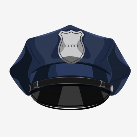 Police Hat Drawing, Jail Booth, Police Clipart, Santa Hat Vector, Police Shield, Police Outfit, Hat Illustration, Hat Drawing, Hat Clipart