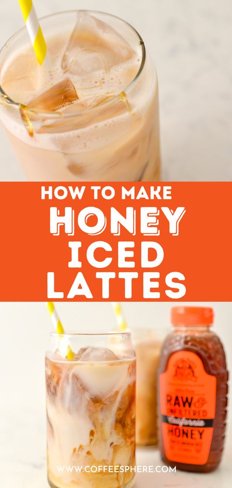 Best Drip Coffee Recipe, Honey Healthy Recipes, Honey Dripper Recipe, Iced Honey Latte Recipe, Light Iced Coffee Recipe, Honey Vanilla Latte Recipe, Cafe Miel Recipe, Honey Coffee Syrup, Honey Syrup For Coffee