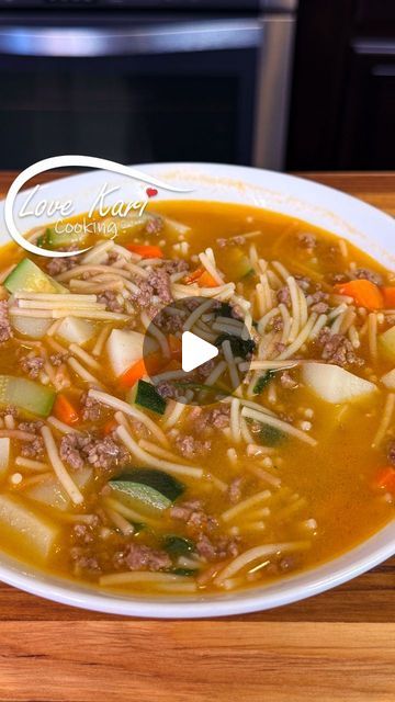 Fedio Mexican Soup, Mexican Sopa With Ground Beef, Picadillo Soup Recipe, Soft Mexican Food, How To Make Fideo Soup Mexican Recipes, Sopita With Ground Beef, Calabacitas Recipe Ground Beef, Fideo With Ground Beef Recipes, Sopita Recipe Mexican Ground Beef