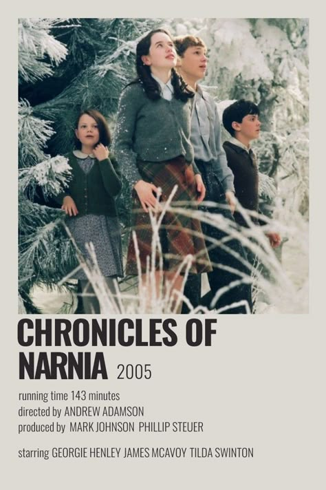 The Chronicles Of Narnia Poster, Narnia Polaroid Poster, Narnia Poster, Minimalist Poster Movie, Narnia Movie, Minimalistic Movie Posters, Narnia 1, Narnia Movies, Movie Card