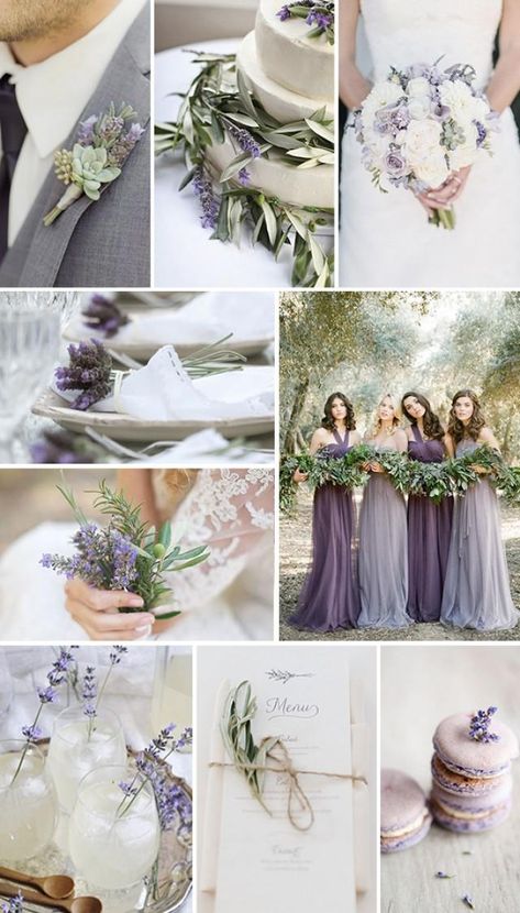 Sage Green And Lavender, Lavender Wedding Theme, Green And Lavender, Purple Wedding Theme, Sage Wedding, Lilac Wedding, Wedding Theme Colors, Cute Wedding Ideas, Lavender Wedding