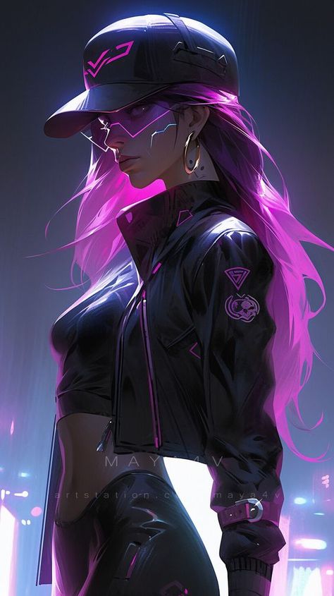 ArtStation - cyberpunk lights, maya4v Cyberpunk Girl Art, Villain Characters, Cyberpunk Character Art, Estilo Cyberpunk, Cyberpunk Female, Anime Show, Cyberpunk Anime, Cyberpunk Girl, Cyberpunk Aesthetic