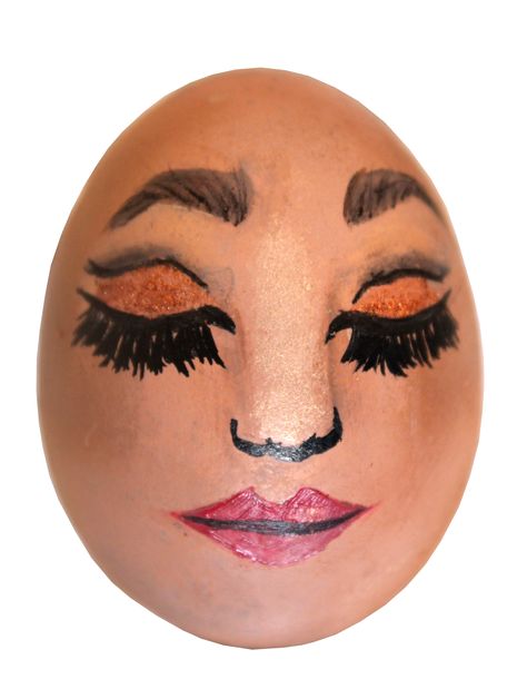 EGG HEAD! Airbrush and makeup by me on the hard boiled egg #eggmakeup #egghead Egg Makeup, Egg Head, Hard Boiled Egg, Effects Makeup, Face Paint Makeup, Special Effects Makeup, Boiled Egg, Hard Boiled, Hard Boiled Eggs