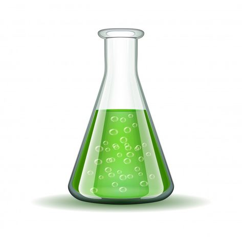 Chemistry Scientists, Chemical Laboratory, Green Liquid, Science Equipment, Glass Flask, Vector Technology, Flask Set, Chemistry Labs, Laboratory Equipment