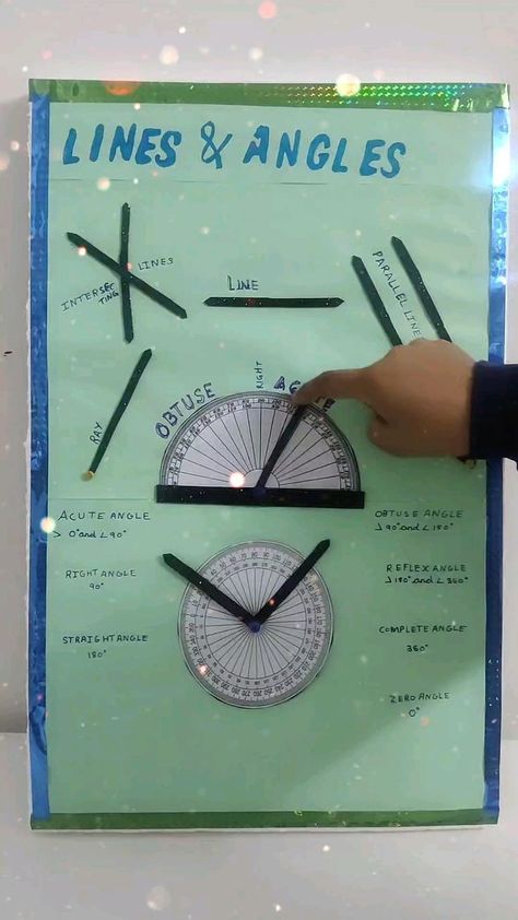 Angle Math Activities, Ideas For Maths Exhibition, Maths Projects Ideas, Math Models Project For Class 4, Maths Project Ideas Class 9, Maths Day Ideas, Math Exhibition Ideas, Maths Model Ideas, Tlm For Maths