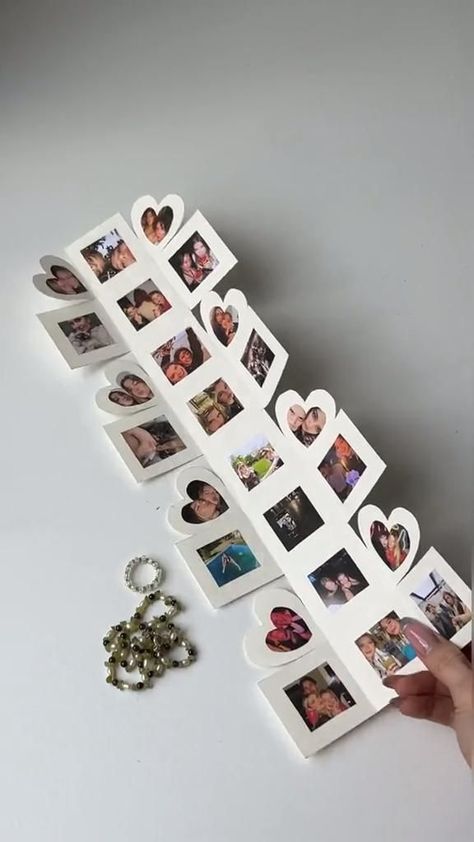 Diy Presents For Boyfriend, Letter Photo Collage, Present For Boyfriend, Hadiah Diy, Kartu Valentine, Diy Birthday Gifts For Friends, Seni Dan Kraf, Kraf Diy, Presents For Boyfriend