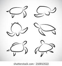 Sea Turtle Outline Drawing, Simple Sea Turtle Tattoo Outline, Sea Turtle Drawing Simple, Simple Sea Turtle Tattoo, Sea Turtle Doodle, Turtle Outline Tattoo, Sea Turtle Outline, Turtle Line Art, Turtle Doodle