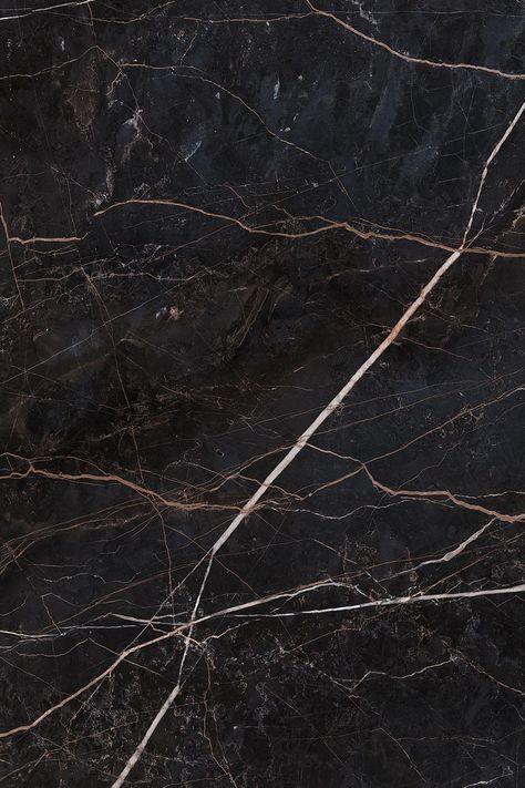 Firestone black marble decor from Schattdecor. Design For Stairs, Black Marble Texture, Interesting Structures, Black Marble Countertops, Main Kitchen, Veined Marble, Design Institute, Stone Cladding, Master Bed