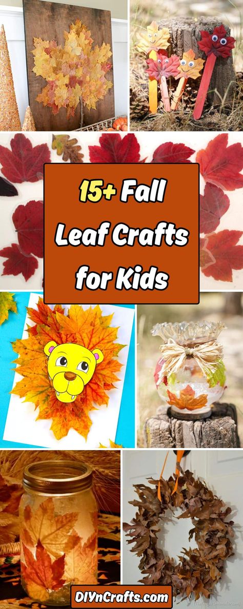 Keep kids busy with one or all of these fall leaf crafts for kids! This list has tons of ideas that they will love customizing! Keep kids busy with easy fall crafts that are ideal for adding to Thanksgiving day fun! #Thanksgiving #Fall #Leaves #KidsCrafts #FallCrafts Leaf Animals Craft Kids, Leaves Crafts For Toddlers, Crafts With Leaves For Kids, Leaf Projects For Kids, Fall Leaf Crafts For Kids, Leaf Crafts For Kids, Leaf Crafts Kids, Fall Leaf Crafts, September Crafts