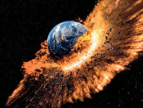 Earth Exploding GIF Unexplained Mysteries, Apocalypse Survival, Destroyer Of Worlds, Saint Esprit, Sistema Solar, Alam Semula Jadi, Zombie Apocalypse, End Of The World, Solar System