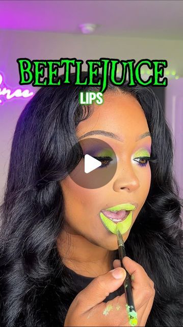 Beetlejuice Makeup Ideas For Women, Halloween Makeup Work, Bettle Juice Make Up Easy, Beetlejuice Makeup Ideas, Beetlejuice Inspired Makeup, Beetle Juice Makeup Female, Female Beetlejuice Makeup, Beetlejuice Makeup Glam, Beetle Juice Makeup