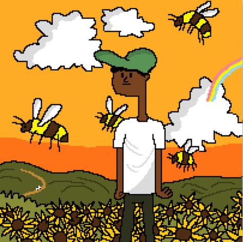 Sunflower Field, Tyler The Creator, A Man, Sunflower, The Creator