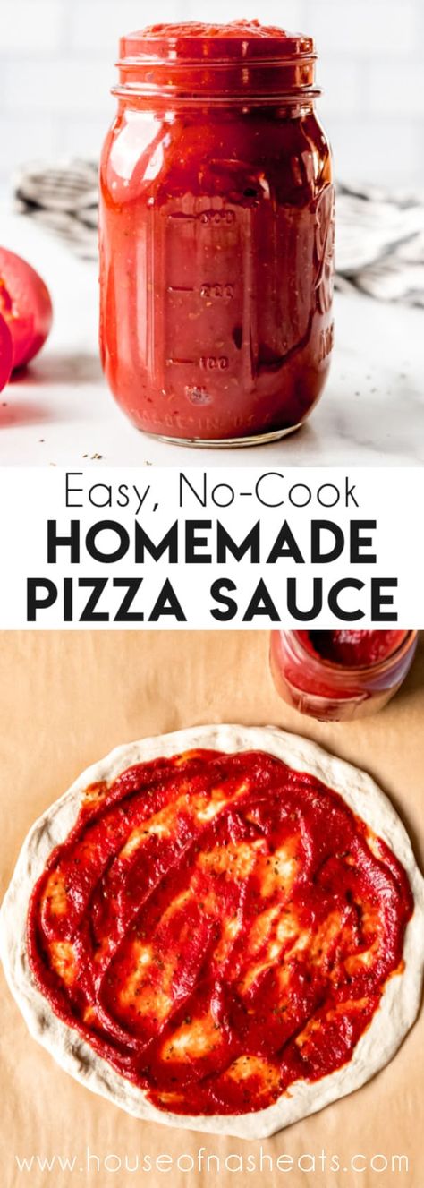 Make Your Own Pizza Sauce, Simple Pizza Sauce Recipe, Pizza Sauce No Cook, Pizza Sauce Easy, Cooking Homemade Pizza, Pizza Lasagna, Pizza Vegetariana, Sauce Spaghetti, Best Homemade Pizza