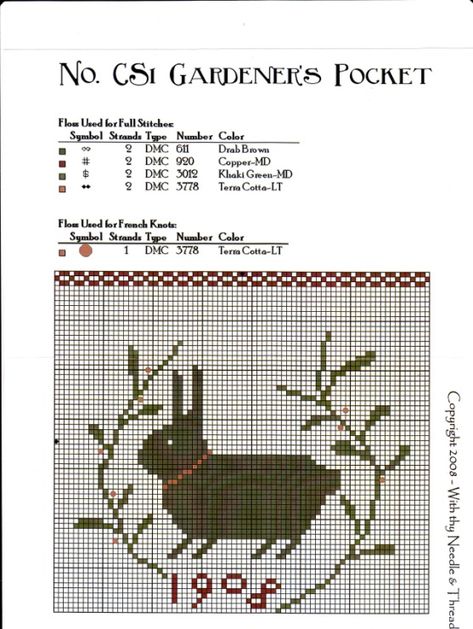 Gallery.ru / Фото #1 - Brenda Gervais (With Thy Needle and Thread) - 1 Gardeners Po - velvetstreak With Thy Needle And Thread, Brenda Gervais, Primitive Cross Stitch Patterns, Primitive Embroidery, Cross Stitch Gallery, Cross Stitch Freebies, Beautiful Cross Stitch Pattern, Cross Stitch Love, Quick Stitch