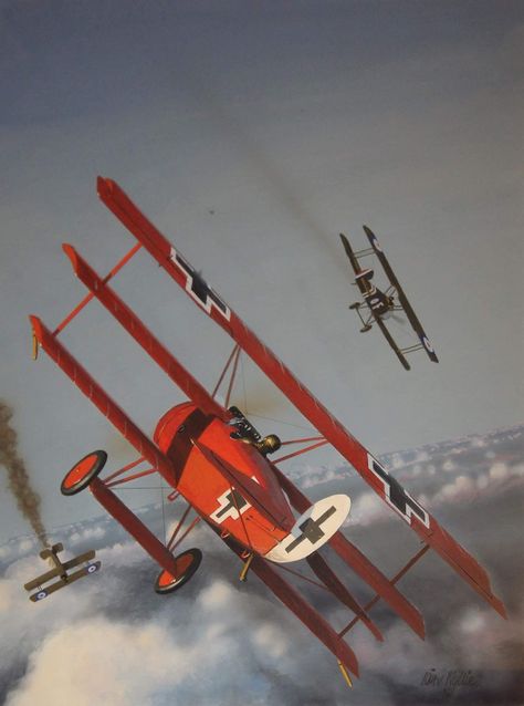 Red Baron Plane, Vintage Aircraft Art, Manfred Von Richthofen, Ww1 Planes, Ww1 Airplanes, Avion Rc, Luftwaffe Planes, Aircraft Images, Airplane Wallpaper