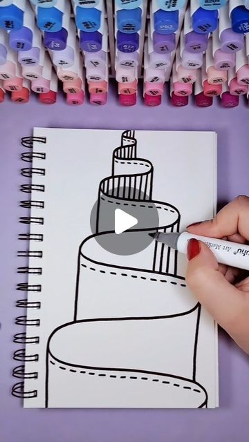 Pinoxart - Eline Suijten on Instagram: "Very Easy 3D pattern! . . . #zentangle #pattern #drawing #easydrawing #easyart #artwork #tekenen #tekening" Asymmetrical Design Drawing, Easy Quick Paintings Ideas, Unique Drawing Ideas Creative, Drawing Ideas Easy With Color, 3d Drawings 3d Artwork, Pen Easy Drawing, Cute Doodle Art Easy, Cute Easy Doodles Simple, Fun Things To Draw Easy