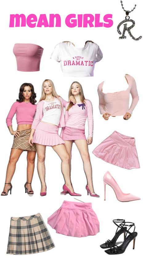 Halloween Costumes Black Skirt, Mean Girls Halloween Costumes, Halloween Costumes Black, Mean Girls Costume, Mean Girls Halloween, Trendy Halloween Costumes, Girls Halloween, Black And White Skirt, Halloween Inspo