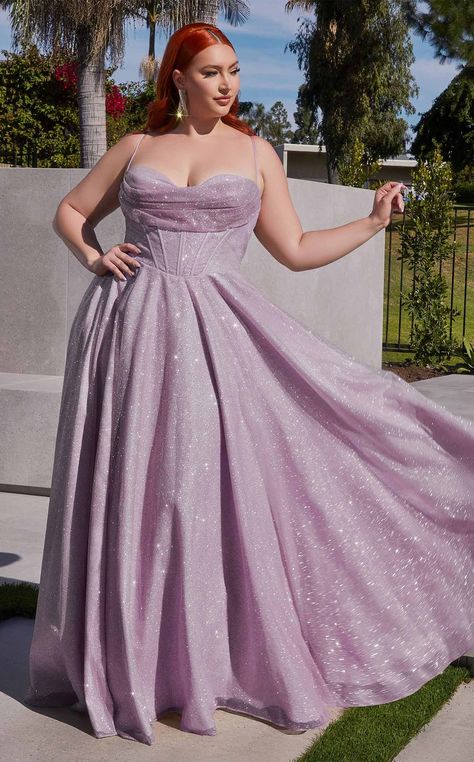 Say goodbye to your tension and enjoy the evening in this fully lined dress designed by LaDivine CD252C. The dress has a cowl neckline that is propped up by sli Corset Ball Gowns, Plus Size Gowns Formal, Cute Bridesmaid Dresses, Glitter Prom Dress, Dreamy Gowns, Hijau Mint, Cinderella Divine, Prom Dress Plus Size, Plus Size Gowns