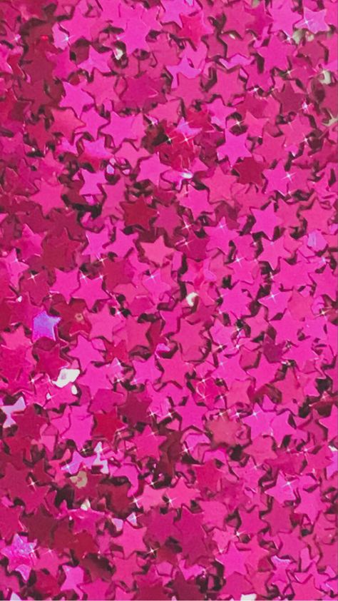 Dark Hot Pink Wallpaper, Hot Pink Glitter Aesthetic, Sparkle Pink Aesthetic, Star Glitter Wallpaper, Hot Pink Aesthetic Background, Bling Background, Hot Pink Aesthetic Wallpaper, Pink Star Background, Star Wallpapers