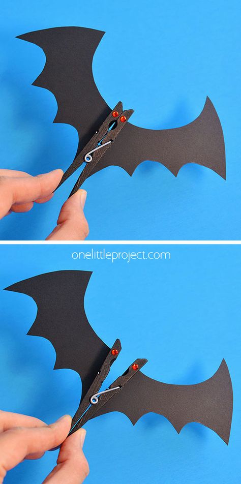 Halloween Easy Craft Ideas For Kids, Clothespin Bat Craft, Bat Diy Crafts, Easy Crafts With Clothes Pins, Fall Craft Ideas Kids Easy, Bat Clothespin Craft, Easy Halloween Crafts For 1st Graders, Clothespin Halloween Crafts, Halloween Bat Activities