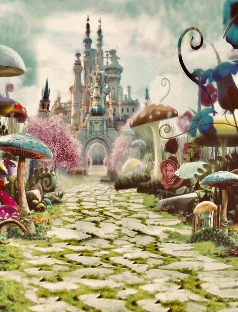 Alice In Wonderland Background, Studio Photography Backdrop, Fairy Tale Castle, Castle Backdrop, Alice In Wonderland Aesthetic, Studio Backdrops Backgrounds, Scenery Background, Studio Backdrops, Fairytale Castle