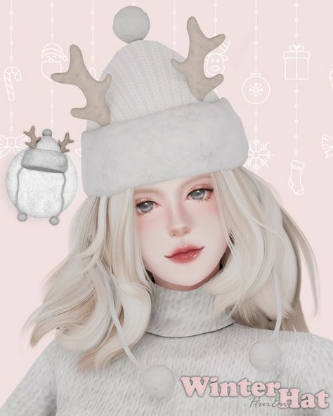 Sims 4 Fur Hat, Make Cat Ears, Dresses Sims 4, Sims Christmas, Ts4 Accessories, Sims4 Clothing, The Sims 4 Custom Content, Cc Hats, Sims Packs