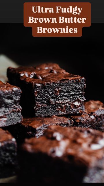 Browned Butter Brownies, Brown Butter Brownies, Stephanie Simmons, Butter Brownies, Super Rich, Blue Bowl, Fudgy Brownies, Brown Butter, Chocolate Flavors