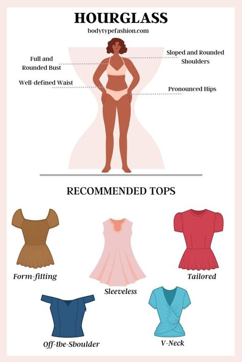 Tailored Shirts Hourglass Tops Outfit, Top Hourglass Body Shape Outfits, Hourglass Tips, Hourglass Styling, Hourglass Body Shape Fashion, Hourglass Body Shape Outfits, Hourglass Figure Outfits, Dress For Body Shape, Hourglass Outfits