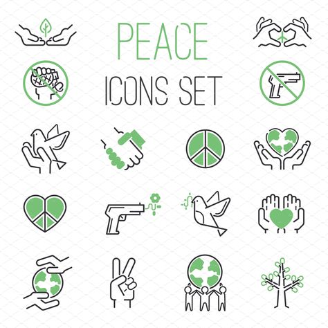 Dove Set, Journal Bible Quotes, Peace Logo, Vector Symbols, Peace Poster, Human Icon, Peace Illustration, Webpage Design, Beautiful Images Nature