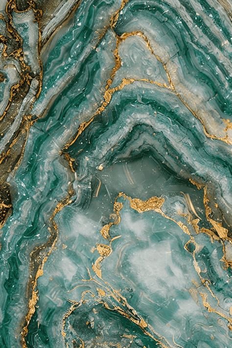 Blue Agate Wallpaper, Agate Photography, Gold Green Wallpaper, Geode Wallpaper, Agate Wallpaper, Agate Background, Emerald Marble, Marble Effect Wallpaper, Green Geode