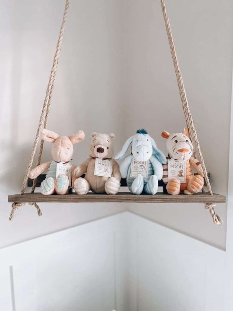 Pooh Nursery Ideas, Winnie The Pooh Nursery Ideas, Pooh Nursery, Baby Nursery Inspiration, Winnie The Pooh Nursery, Sweet Nursery, Baby Room Themes, Girl Nursery Room, Baby Room Inspiration