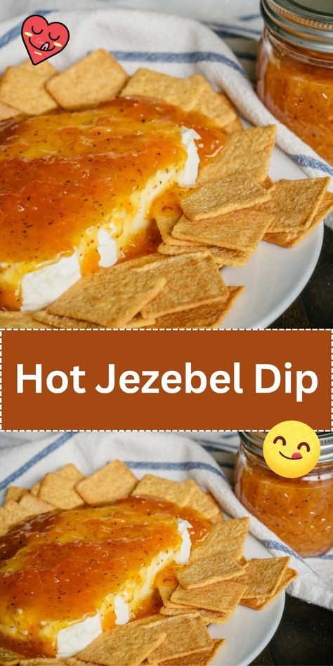 Add some spice to your appetizer spread with our Hot Jezebel Dip. A sweet and spicy crowd-pleaser. Jezebel Dip, Nye Treats, Southern Appetizers, Layered Dip Recipes, Recipes Spicy, Quick Cookies, Desserts Ideas, Dip Recipes Easy, Crowd Pleaser