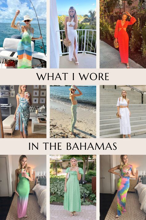 Need some fashion inspiration for your upcoming Bahamas trip? This article is for you. Today, I'm sharing my favorite Bahamas outfits and everything I wore on a recent trip to beautiful Nassau. Read on for outfit details, links to my vacation-ready picks, and more! Embarkment Day Outfit, Cruise Bahamas Outfits, Bahamas Resort Outfits, Bahamas In February Outfits, What To Wear To The Bahamas, What To Pack For The Bahamas, Barbados Vacation Outfit, Baha Mar Bahamas Outfits, Outfits For Cruise Bahamas