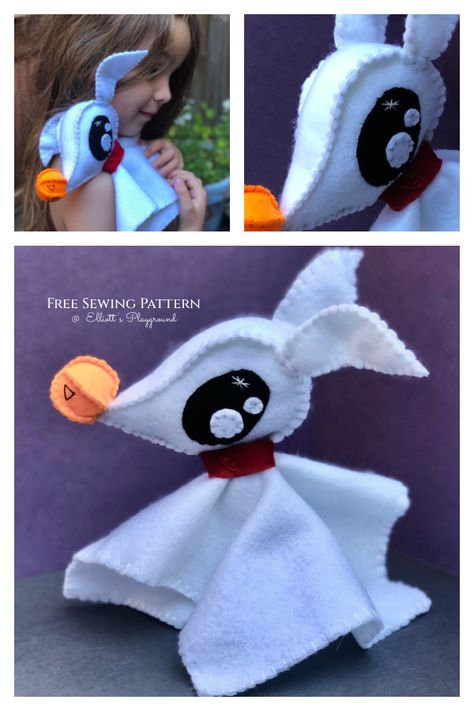 Fabric Zero Plushie Free Sewing Pattern Easy Plush Sewing Pattern, Felt Plush Pattern, Disney Felt, Disney Sewing, Fabric Art Diy, Disney Craft, Felt Plush, Library Crafts, Scrap Projects