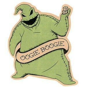 Oogie boogie Mr Oogie Boogie, The Nightmare Before Christmas Oogie, Nightmare Before Christmas Oogie Boogie, Nightmare Before Christmas Characters, Nightmare Before Christmas Drawings, Nightmare Before Christmas Shirts, Tim Burton Art, Halloween Prop, Disney Sticker