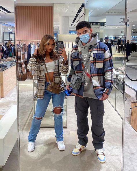 Fall Matching Outfits Couple, Boyfriend Girlfriend Outfits, Couple Outfits Streetwear, Matching Couple Outfits Casual, Couples Streetwear, Streetwear Couple, Boyfriend Outfit, Couple Fits, Couples Outfit