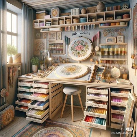 Home Art Studios, Dream Art Room, Art Studio Space, Art Studio Organization, Art Studio Room, Art Studio Design, Dream Craft Room, Convertible Furniture, Craft Room Design