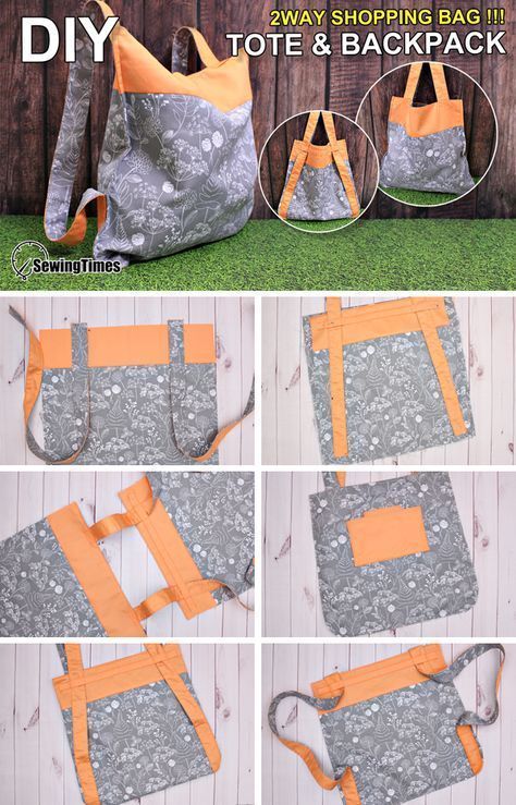 How To Make A Backpack, Diy Backpack Pattern, Backpack Pattern Sewing, Sac Diy, Diy Tote, Craft Tote, Diy Sac, Sewing Pattern Shop, Diy Backpack