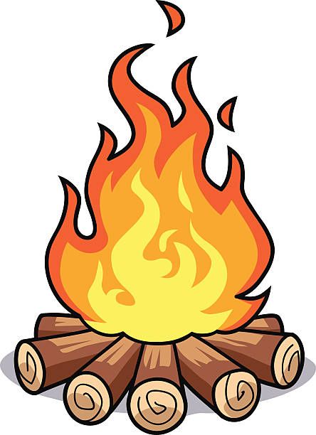 Campfire Drawing, Fire Icons, Fire Drawing, Cartoon Clip, 그림 낙서, Siluete Umane, 카드 디자인, Aktivitas Montessori, Camping Theme