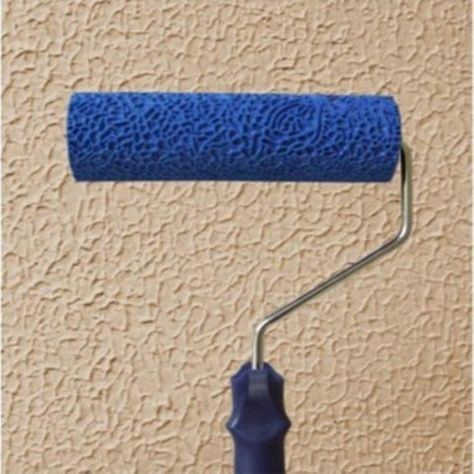 Cool Wall Painting Ideas, Textured Paint Rollers, Faux Painting Walls, Roller Printing, Knockdown Texture, Paint Rollers With Designs, Paint Rollers, Painting Textured Walls, Roller Design