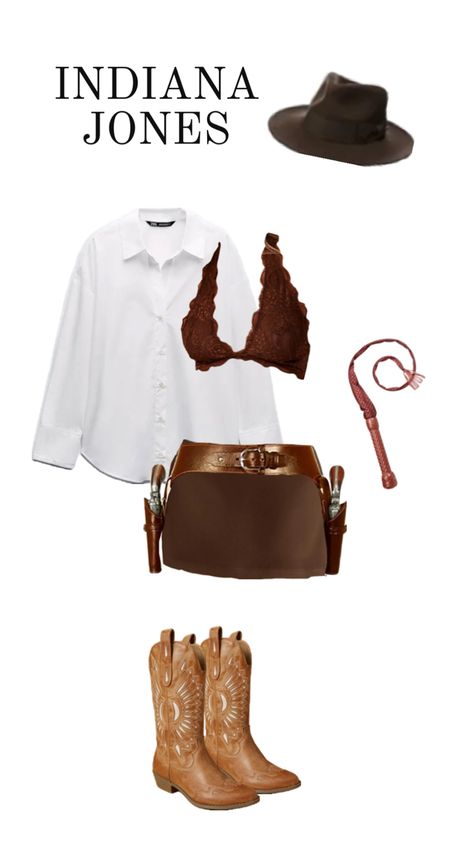 #indianajones #halloween #costume #inspo #inspiration #harrisonford #outfit #fashion #college #halloweeknd #collegelife #university #outfitinspo #halloweeninspo #fall #autumn Indiana Jones Halloween Costume, Indiana Jones Halloween, Indiana Jones Costume, Classy Halloween Costumes, Fashion College, Costume Inspo, Halloween Costume Outfits, Halloween Inspo, Harrison Ford