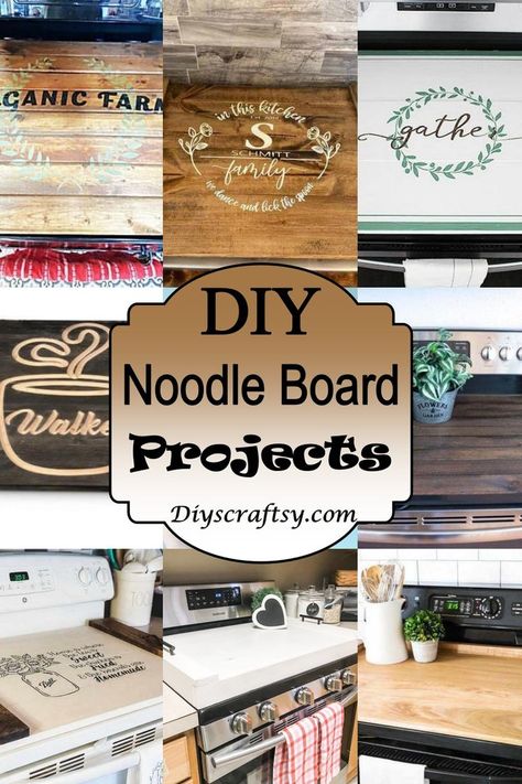 24 DIY Noodle Board Projects To Make At Home Diy Motorcycle Lift, Diy Noodle Board, Diy Noodles, Gas Stove Top Covers, Diy Cat Shelves, Wooden Stove Top Covers, Stovetop Cover, Stove Board, Spoons Diy