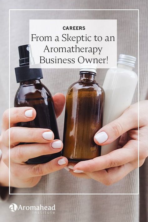 Janine is an Aromahead graduate who runs her own aromatherapy consultant business. But she used to be a skeptic! https://www.aromahead.com/blog/from-a-skeptic-to-an-aromatherapy-business-owner-acp Aromatherapy Business, Woo Woo, Alternative Medicine, Business Owner, Natural Skin Care, Aromatherapy, Essential Oil, Hand Soap Bottle, Essential Oils