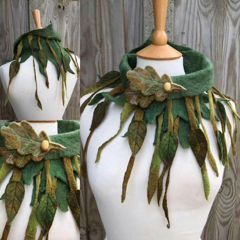 Faerie Costume, Peter Pan Costumes, Flower Costume, Fairy Festival, Frozen Costume, Fairy Clothes, Felt Embroidery, Fairy Fashion, Felted Scarves