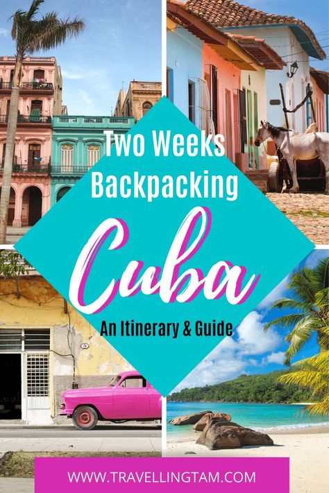 Cuba is one of the most unique and vibrant destinations in the whole world, let alone North America. Before it's too crowded and touristy, you should visit for a vacation. Here's a 2 week itinerary for travelling Cuba! #cuba Country To Travel, Cuba Itinerary, Caribbean Travel, City Travel, Travel Advice, Travel Itinerary, City Guide, Travel Around, Travel Fun