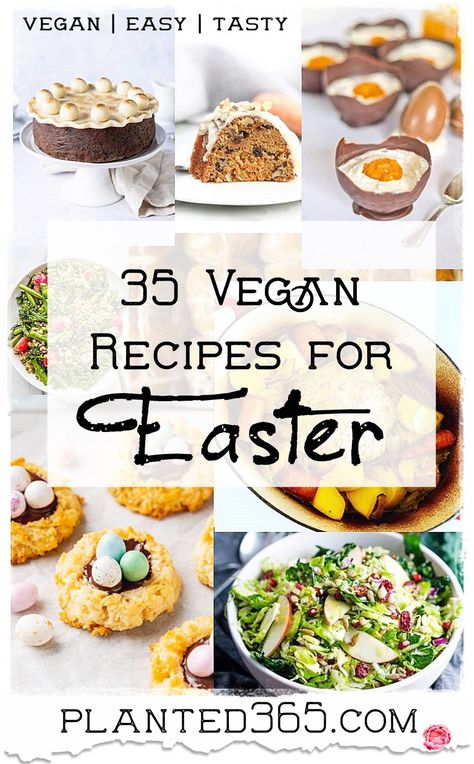 Vegan Easter Dinner, Vegetarian Easter, Recipes For Easter, Vegan Easter Recipes, Easter Side Dishes, Vegan Easter, Vegan Holiday Recipes, Healthy Easter, Morning Brunch