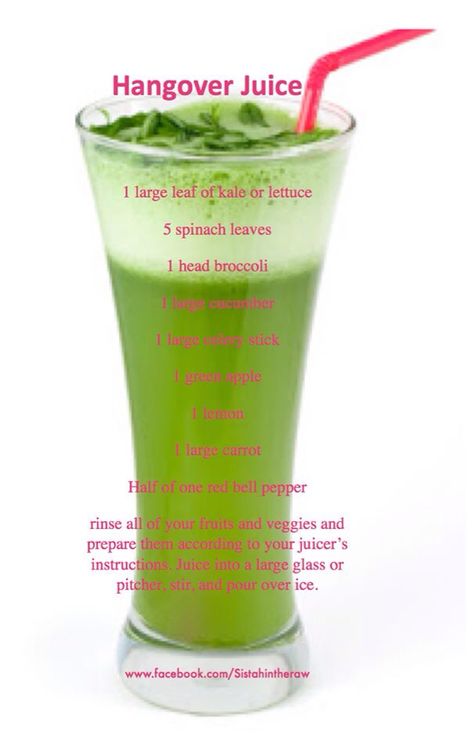 Hangover Juice Hangover Juice, Best Juice, Spinach Leaves, Juicing Recipes, Fruits And Veggies, Juicer, Workout Food, Lettuce, Broccoli