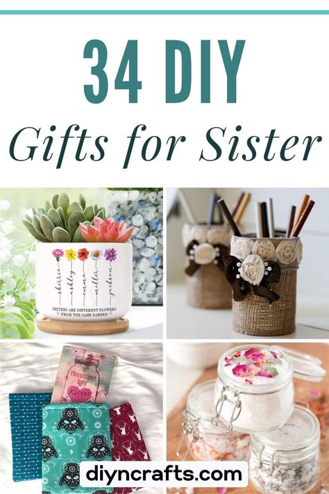 Sister's Birthday Gift Ideas, Personalized Sister Gifts, Crafts For Sisters To Do Together, Christmas Gifts For Sister Meaningful, Diy Crafts For Sisters, Gifts To Make For Your Sister, Sister Frame Ideas, Diy Sister Gifts Christmas, Christmas Gifts For Sisters Ideas